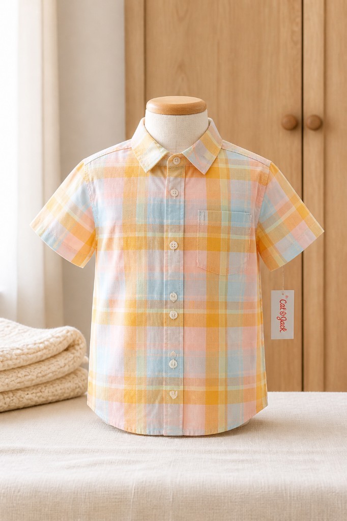 Camisa pastel cuadros