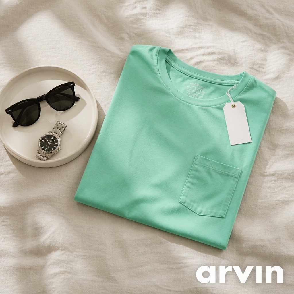 Playera verde limon lisa