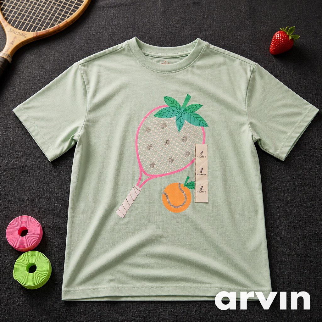 Blusa raqueta fresa