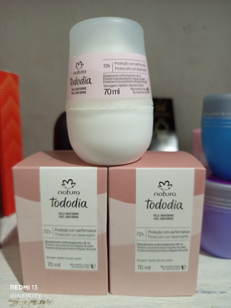 Natura Tododia desodorante rosa 70ml
