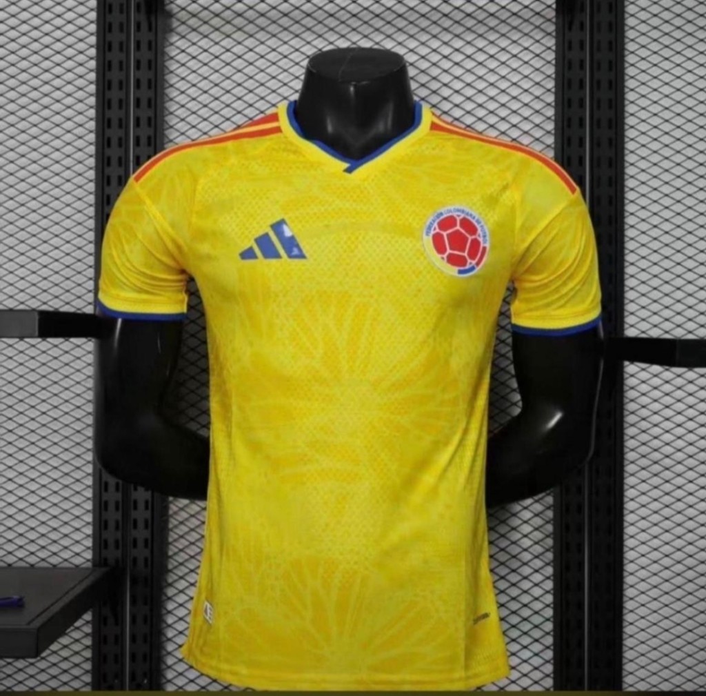 Camiseta Colombia amarilla