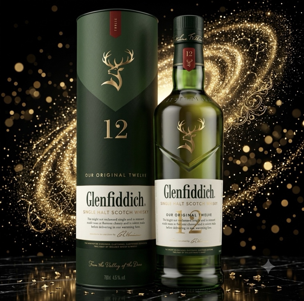 Glenfiddich 12 — El clásico single malt de Speyside - 1 L