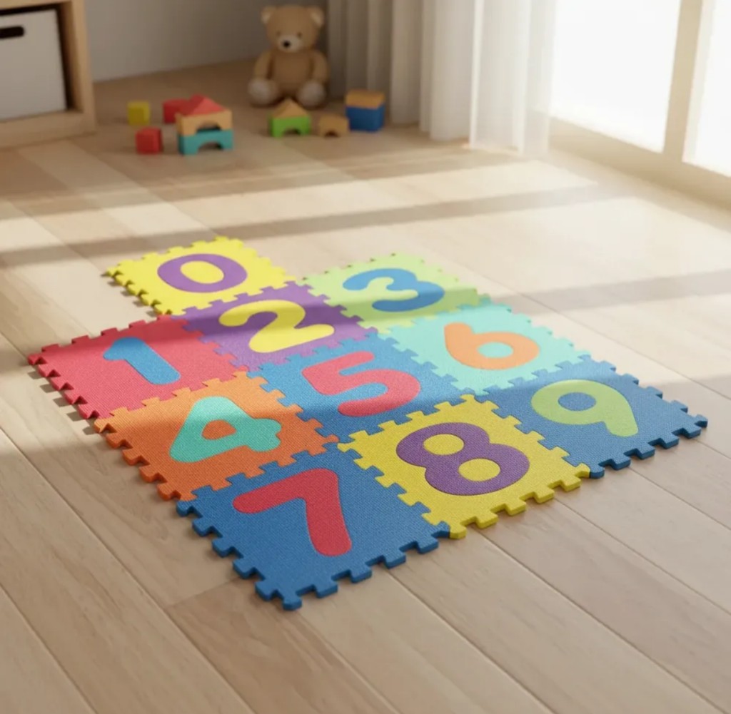 Alfombra tipo puzzle 10uni.