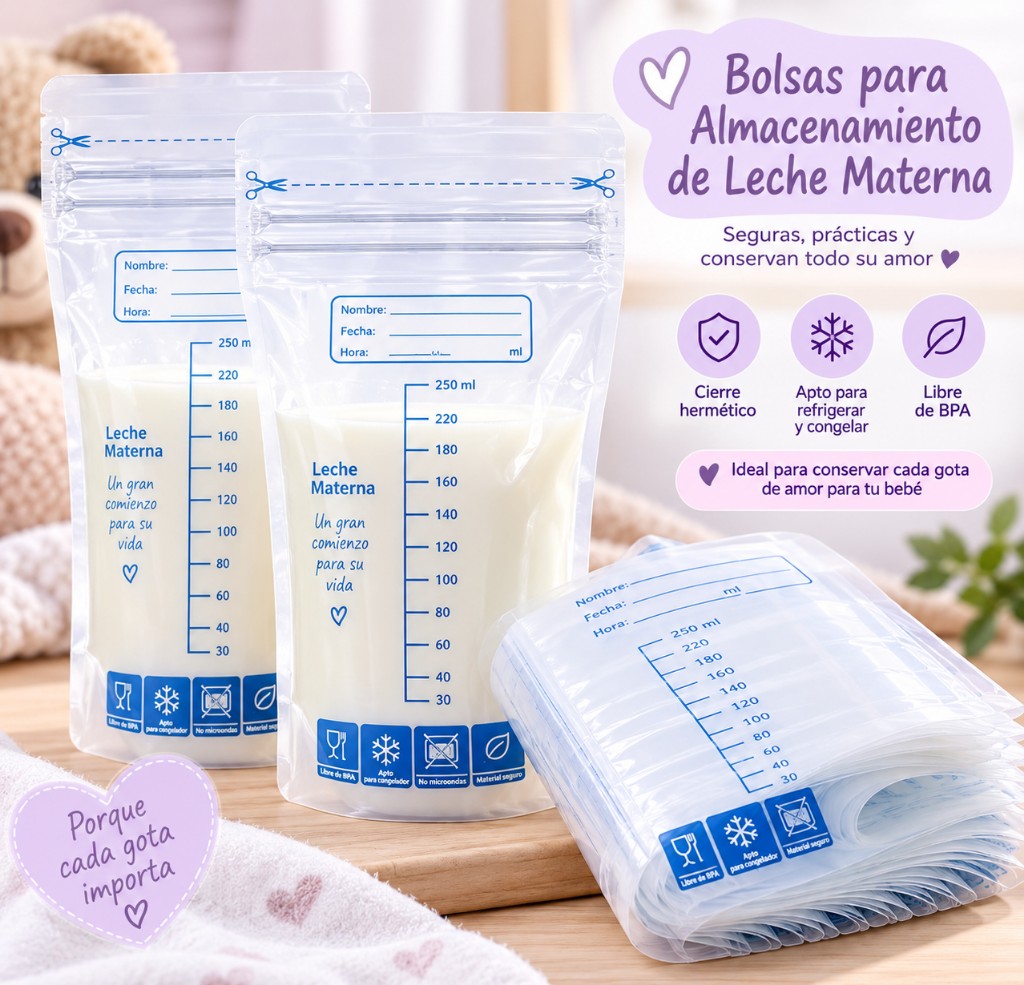 Bolsas para leche x30