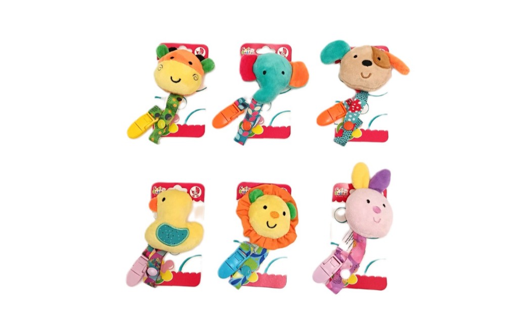 Portachupetes peluche