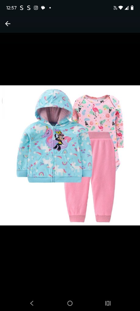 Conjunto 3 piezas Minnie polar 12m