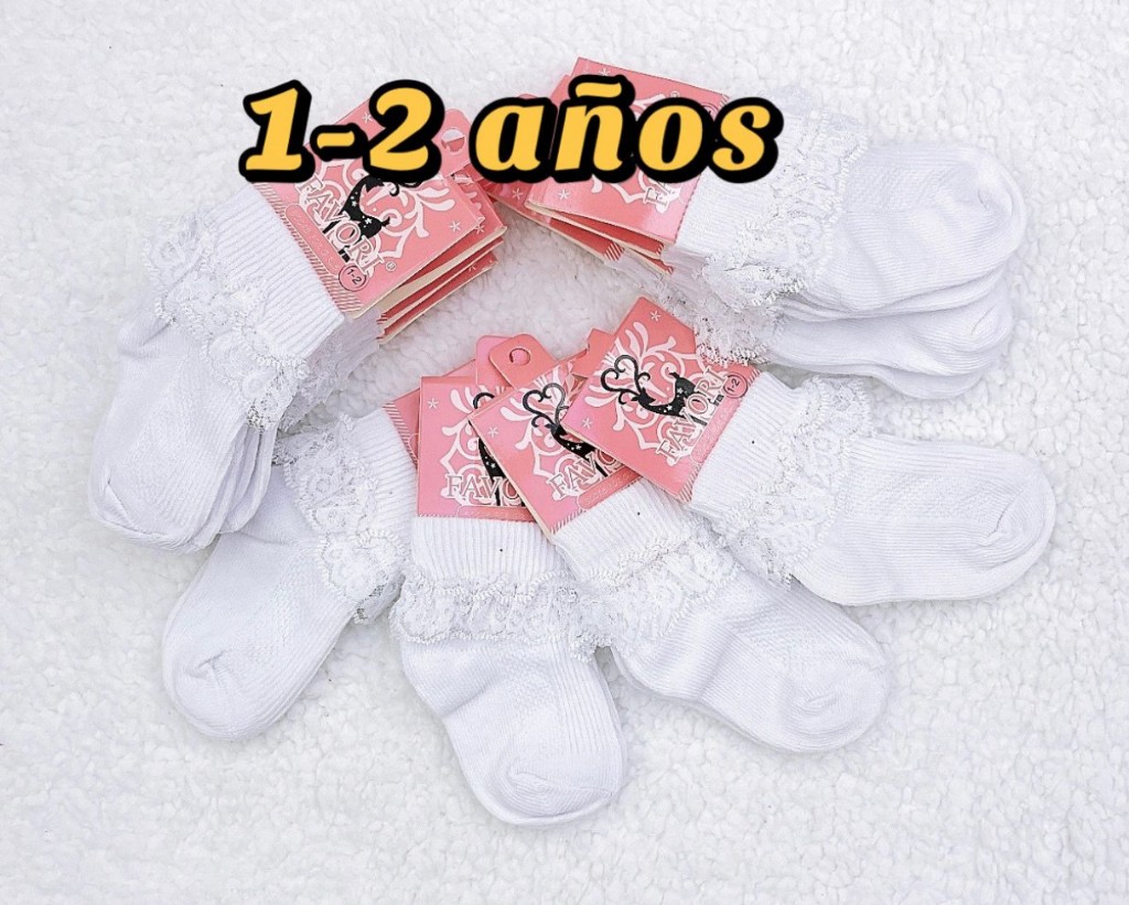 Calcetin con vuelo 1-2