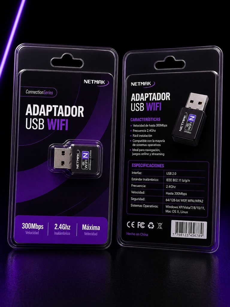 NETMAK adaptador USB WiFi