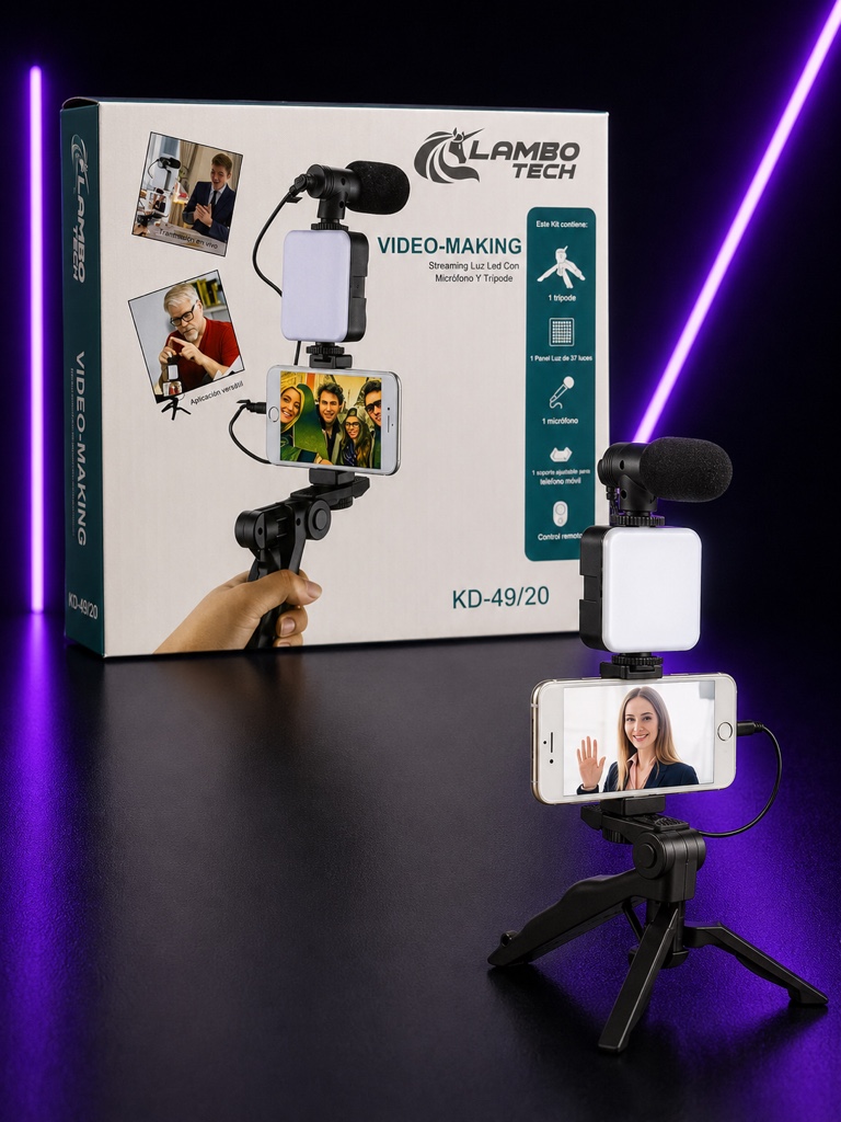 Lambo Tech kit video-making negro
