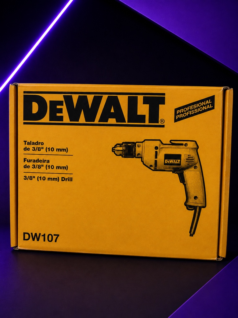 DeWALT taladro 3/8" DW107