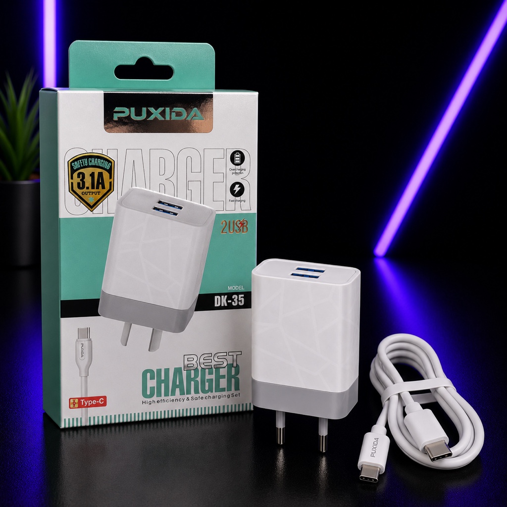 PUXIDA cargador blanco 3.1A