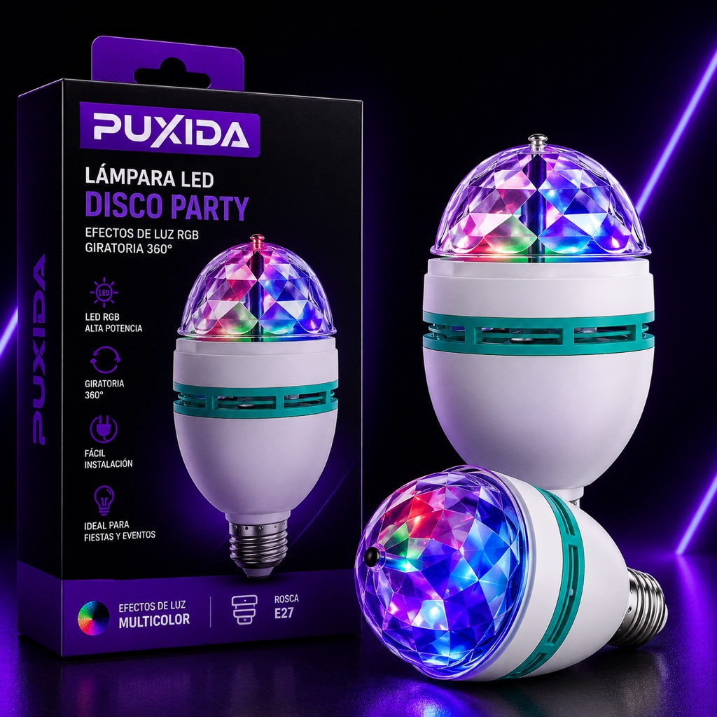 PUXIDA lámpara LED disco party