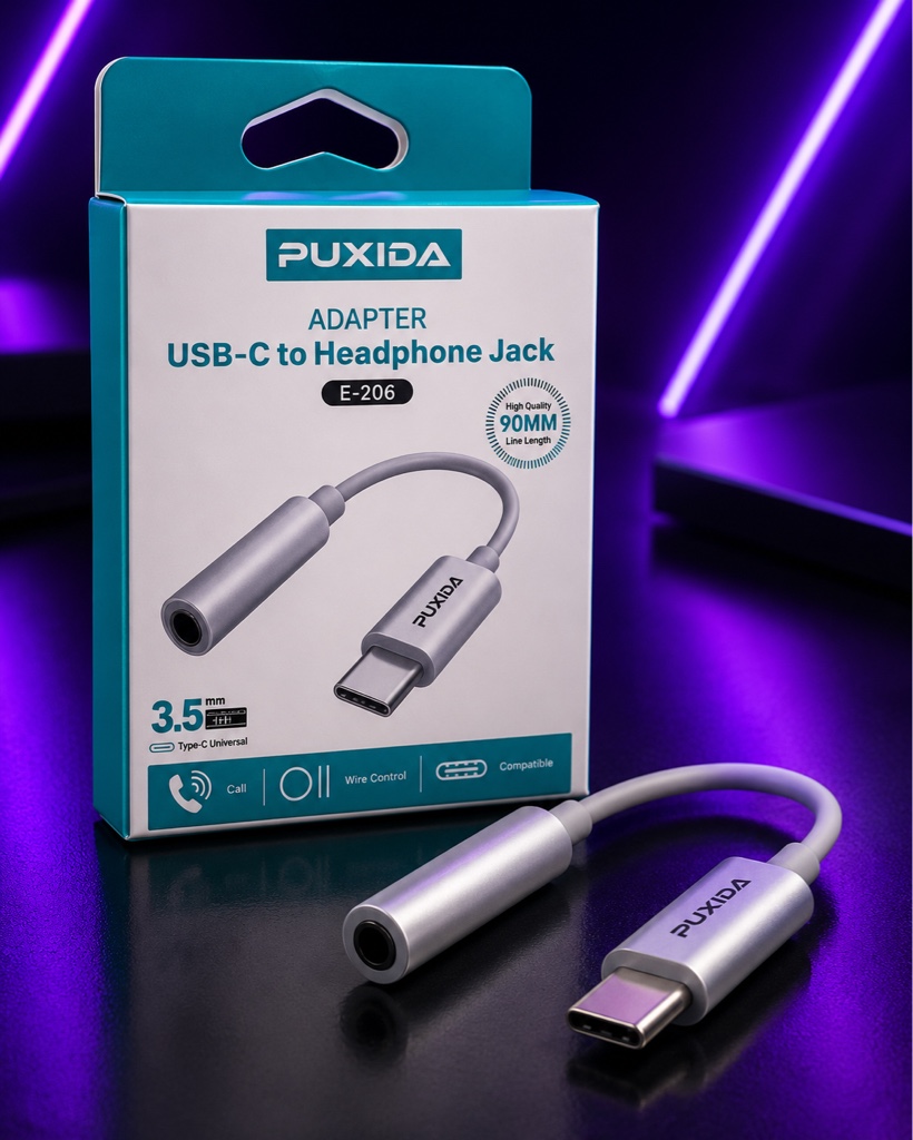PUXIDA adaptador USB-C a jack