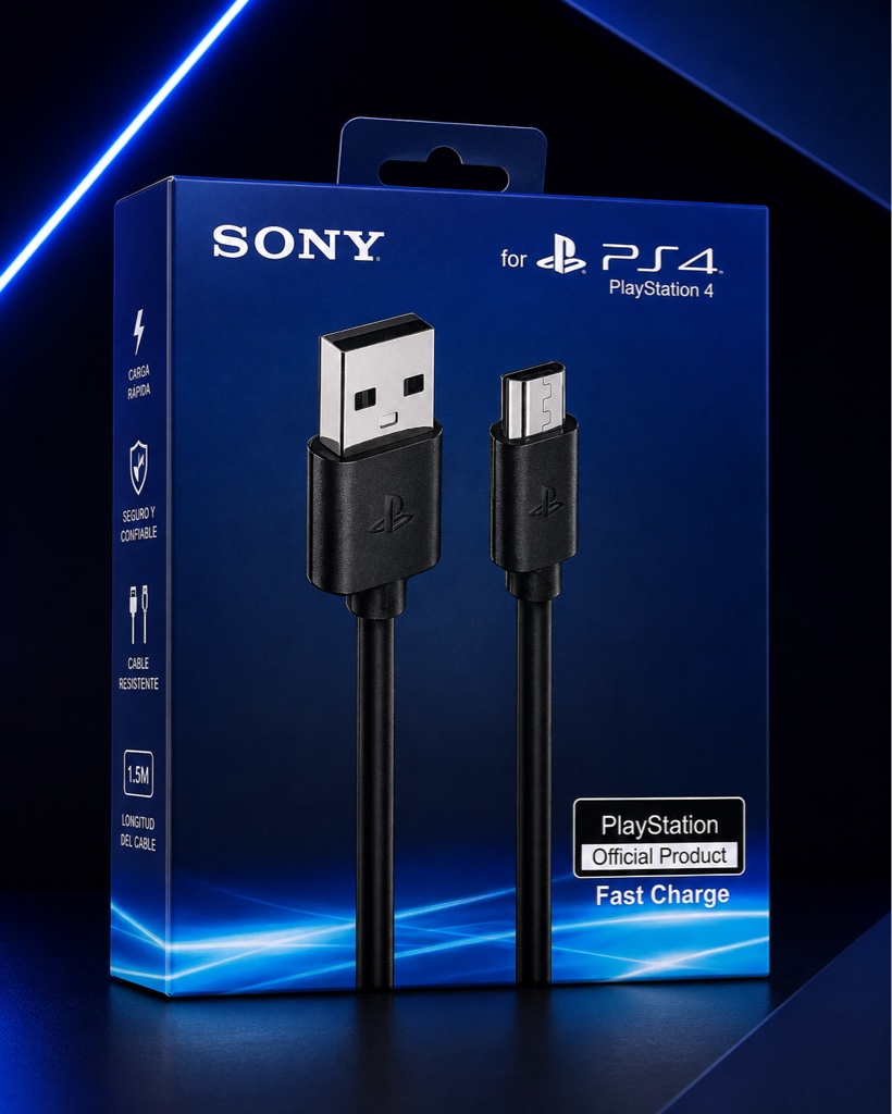 Sony cable USB a micro USB PS4