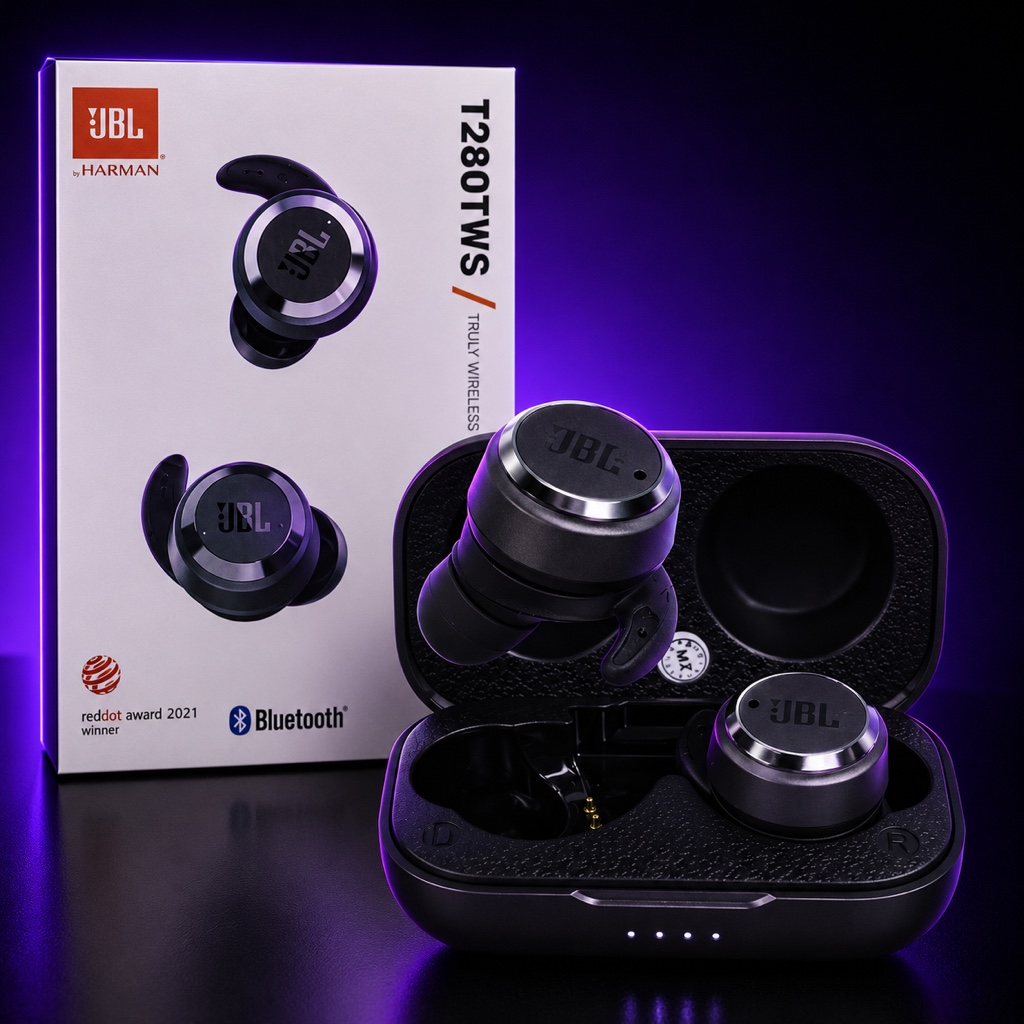 JBL T280TWS auriculares negros