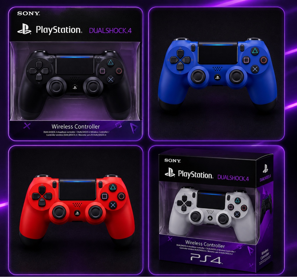 Sony DualShock 4 azul,rojo,negro,blanco