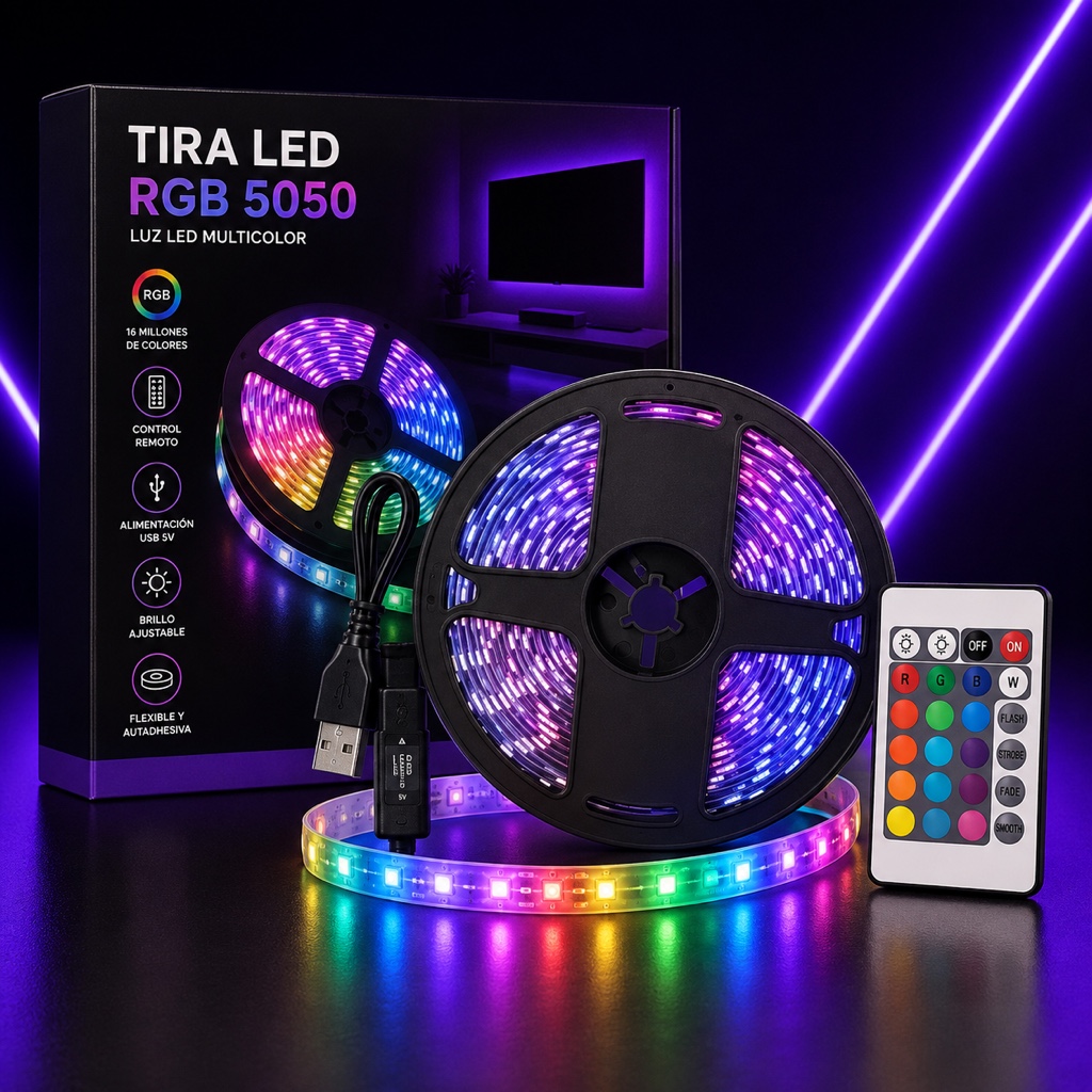 Tira LED RGB 5050