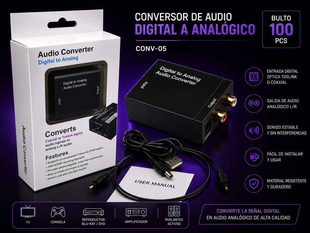 Audio Converter digital a analogico