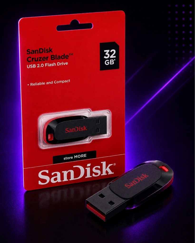 SanDisk Cruzer Blade 32GB negro