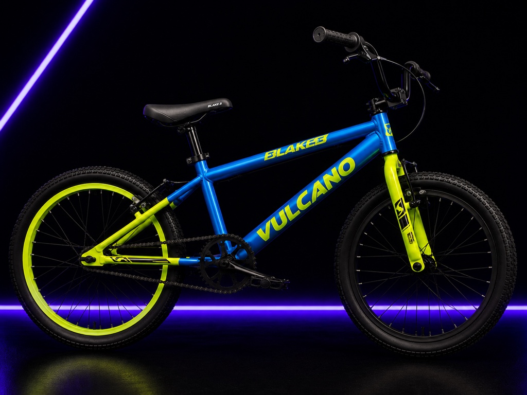 Vulcano BMX azul y verde R16