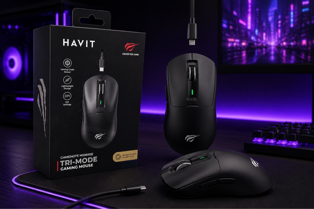 HAVIT mouse gaming negro
