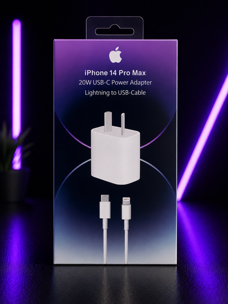 Apple 20W cargador USB-C con cable Lightning