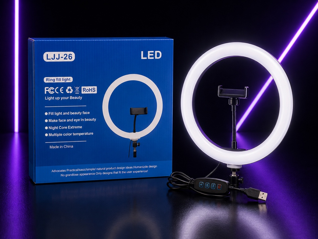 LJJ-26 aro LED negro