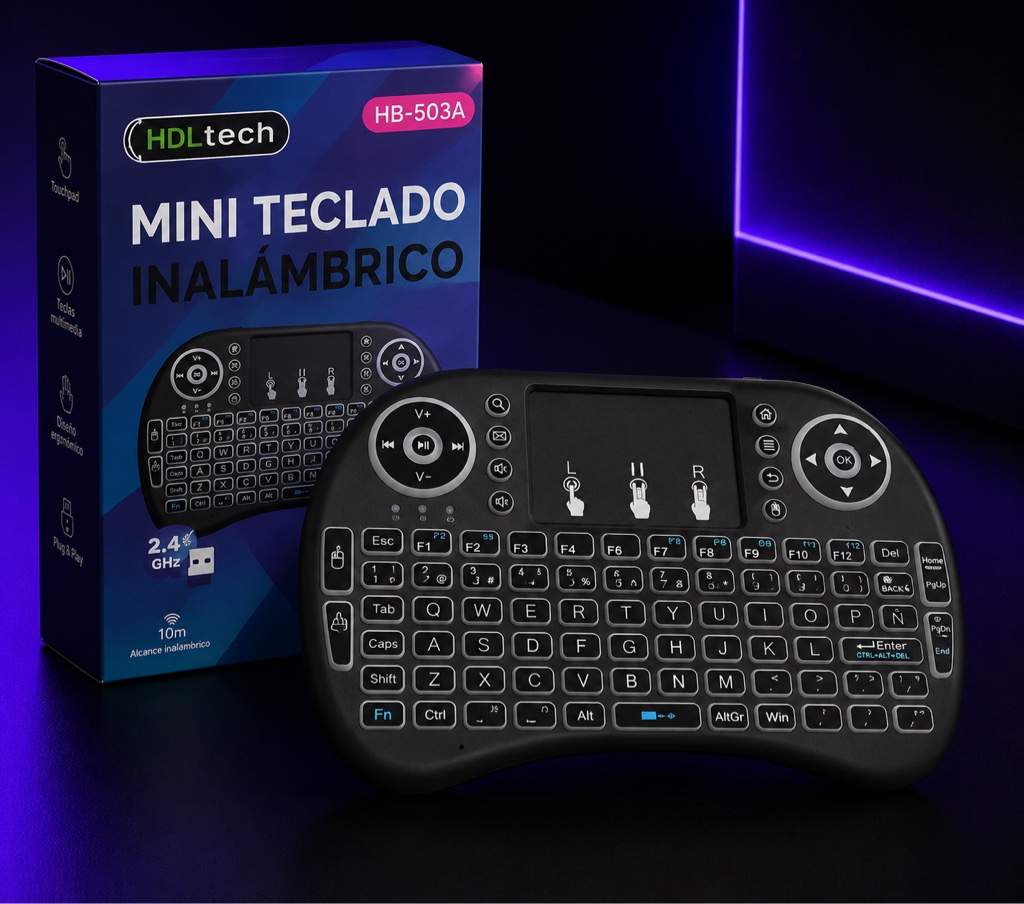 HDLtech HB-503A mini teclado inalámbrico