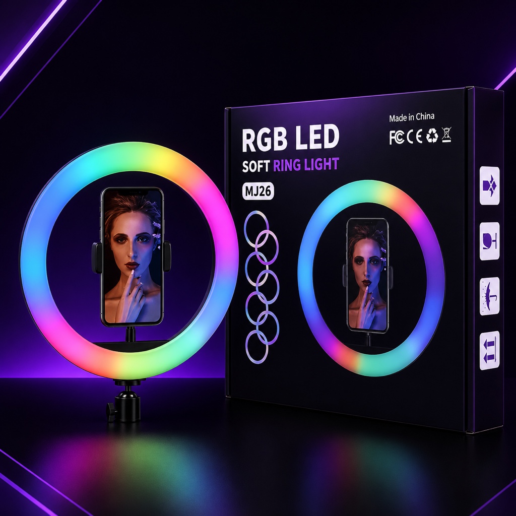 RGB LED aro luz