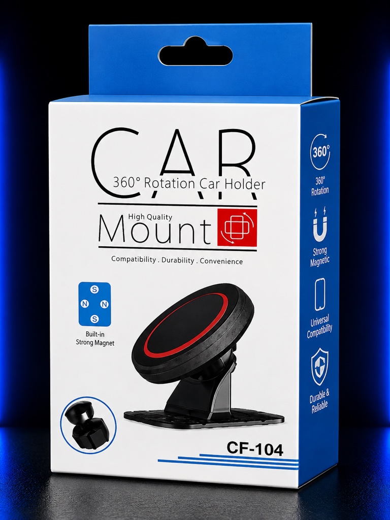 CAR Mount soporte magnetico negro