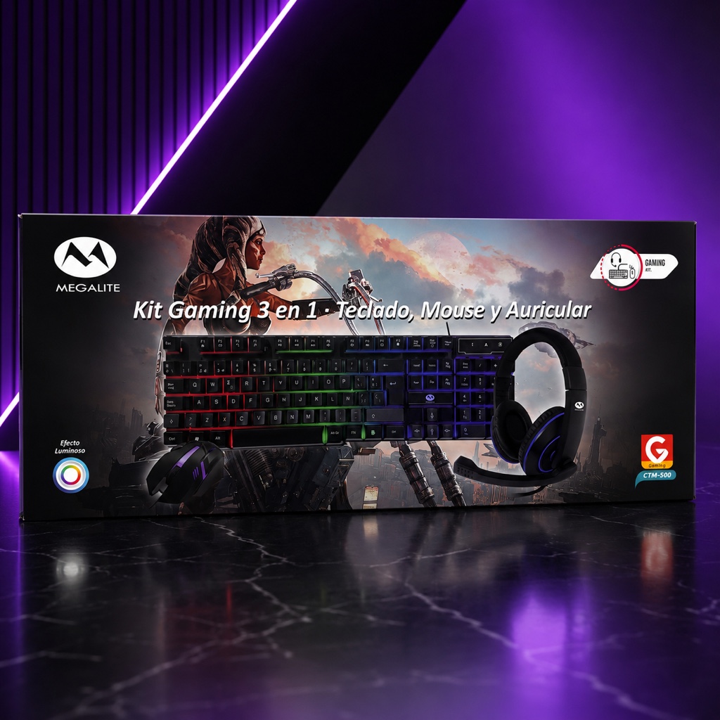 Megalite Kit Gaming 3 en 1