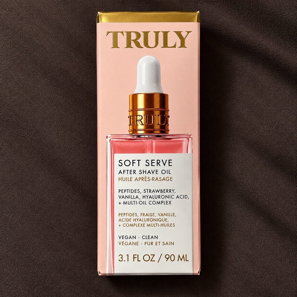 TRULY Soft Serve aceite after shave rosa