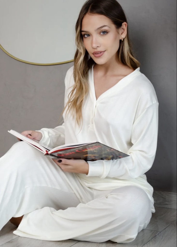 Pijama MILANO WHITE