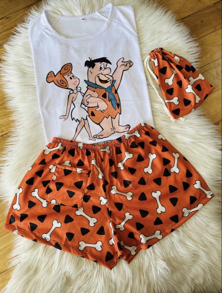 Pijama corto picapiedra