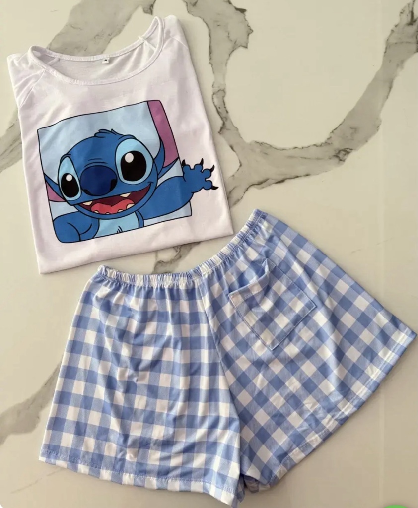 Pijama corto Stitch