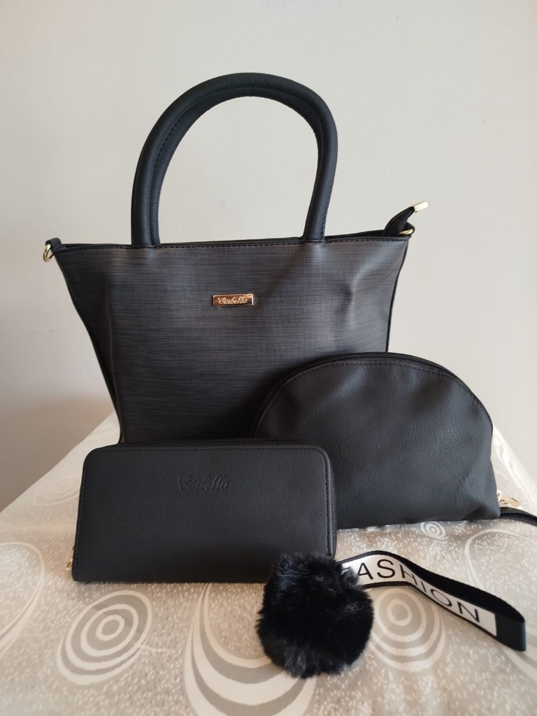 Carbella cartera negra conjunto