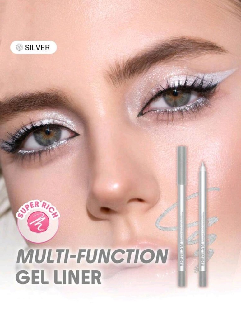 Delineador gel silver Sheglam