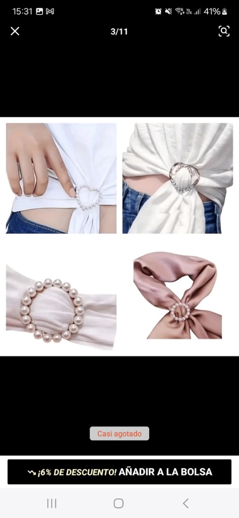Aro decorativo para pañuelo
