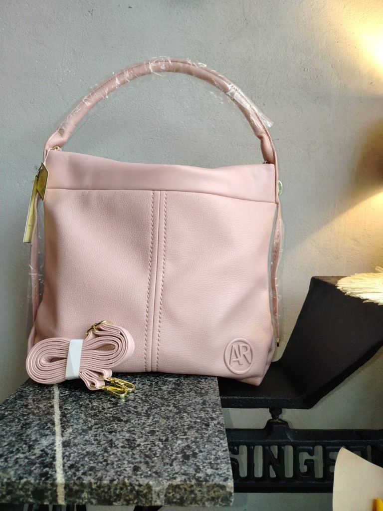 Bolso maxi rosa claro AR