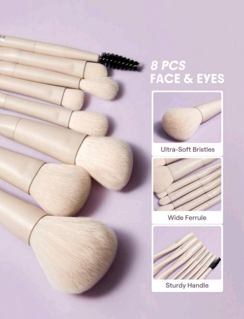 Brochas face & eyes 8 pcs