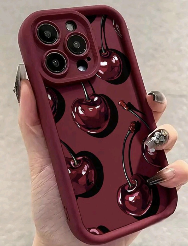 Case cherry bordo Galaxy S25 plus
