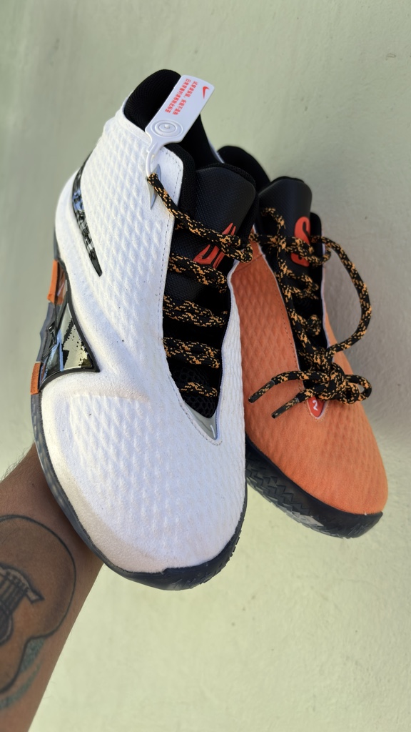 Nike Ja Morant 4 blanco y naranja