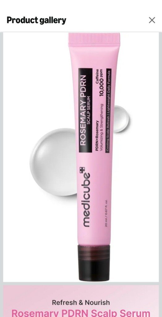 Medicube serum capilar rosa