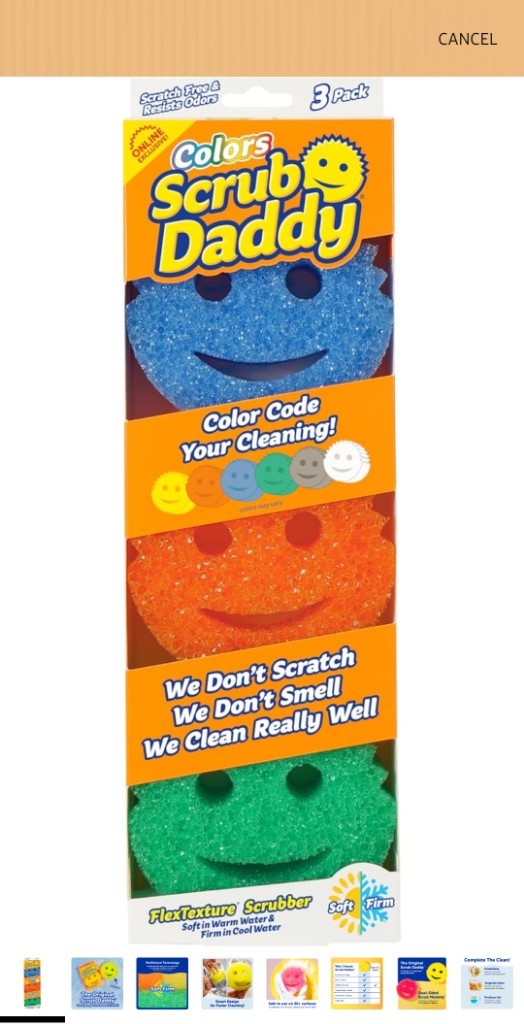 Scrub Daddy esponjas 3 pack