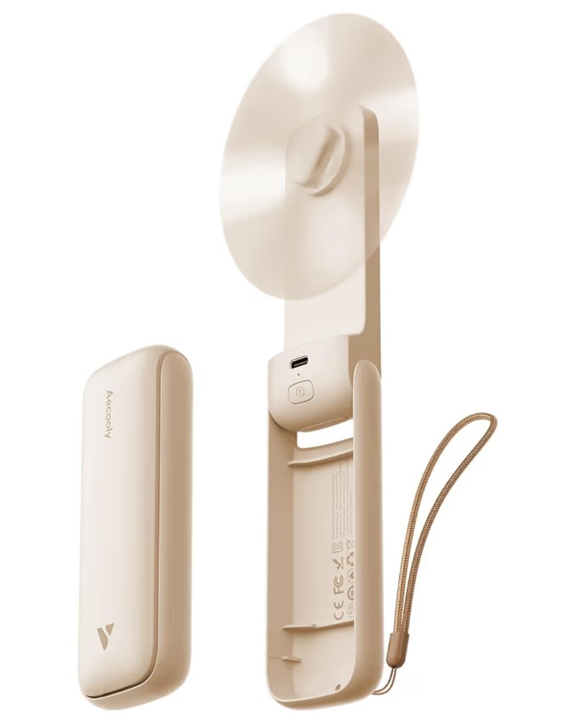 Aecooly ventilador portatil beige
