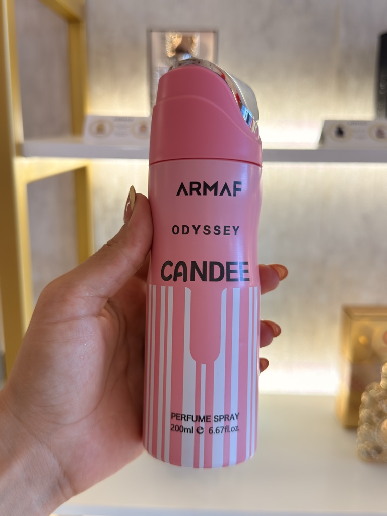 Aerosol Armaf Odyssey Candee rosa perfume