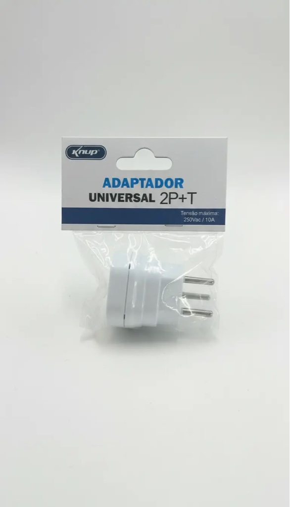 Adaptador de tomada 2p+T