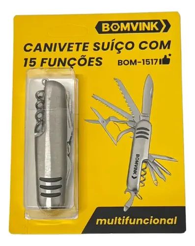 Canivete suíço com 15 funções