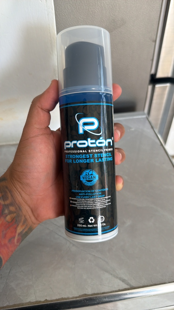 Protón stencil airless 250 ml