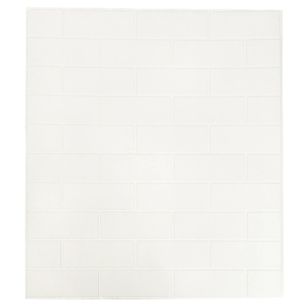 PLACAS SIMIL LADRILLO BLANCO LISO 70X77